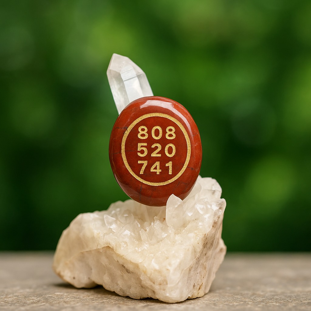 Red Jasper Zibu Coin